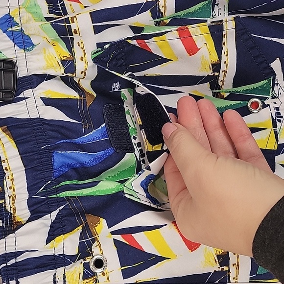 Lands End 6 inch Volley Sailboats Men Size Medium Swimsuit - Picture 3 of 8